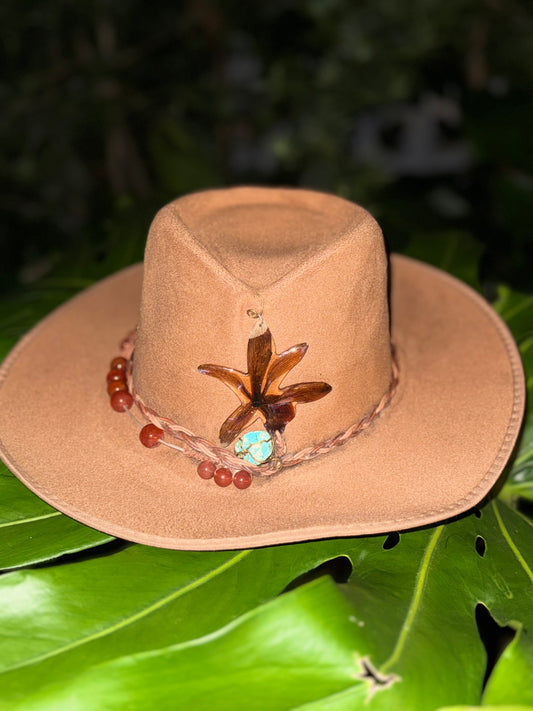 Flower Turquoise Magick Hat